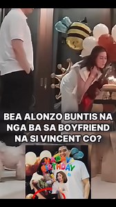 Bea Alonzo's boyfriend is Vincent Co, is a successful businessman and president of Puregold Price Club, Inc. According to reports, they started dating after Bea's breakup with Dominic Roque, and their relationship was confirmed by Bea herself in a recent interview. Vincent Co is a low-profile businessman who comes from a wealthy family and has a reputation for being successful in the retail industry. Vincent Co Age*: 45 (born July 1980)- *Family*: Son of Lucio and Susan Co, founders of Puregold.