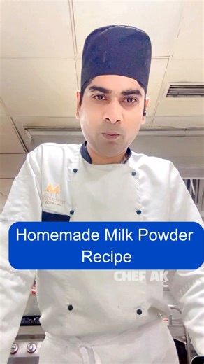 How to Make Milk Powder at Home | Simple & Fast 😍 Chef Ak #making #milk #milkpowder #recipe #chefak #reels #indian #fbreelsfypシ゚viralシ | CHEF AK