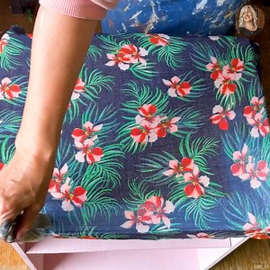 16K views · 511 reactions | Furniture UPCYCLE With FABRIC Decoupage | Our Upcycled Life | Facebook