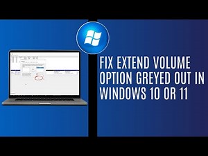 How To Fix Extend Volume Option Greyed Out In Windows 10 Or 11 | Exten C Drive