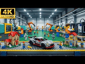 Inside the Lego Empire: From Molten Plastic to Color-Sorted Perfection (Full Process)
