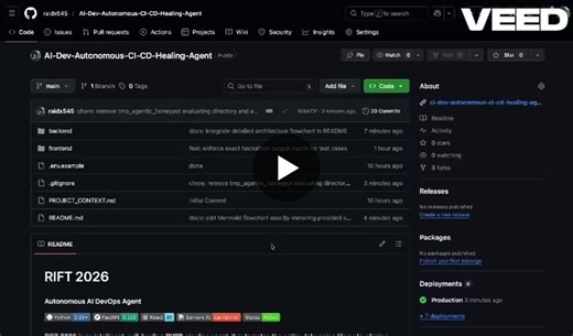 Autonomous CI/CD Healing Agent with Sarvam AI | Shashank Tomar posted on the topic | LinkedIn