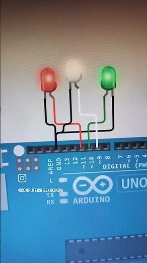 How to make Indian Flag in Arduino code #viral #indiaflag