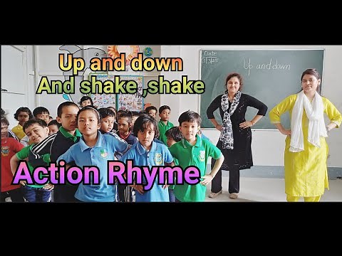 Up and down,And shake shake/Action Rhyme for kids
