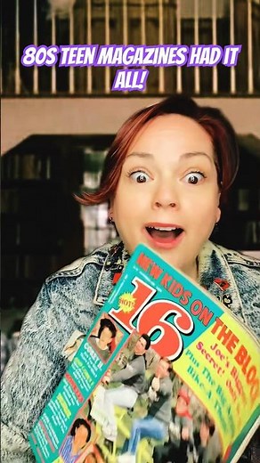 80s teen magazines had it all #80skid #80saesthetic #80snostalgia