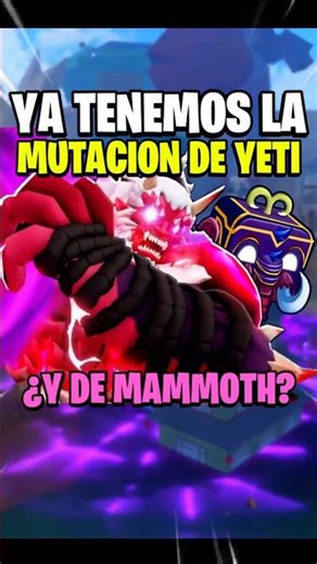 NEW MUTATION OF YETI AND... MAMMOTH? (Theory) #shorts #bloxfruits #bloxfruit @SombraJaserRD