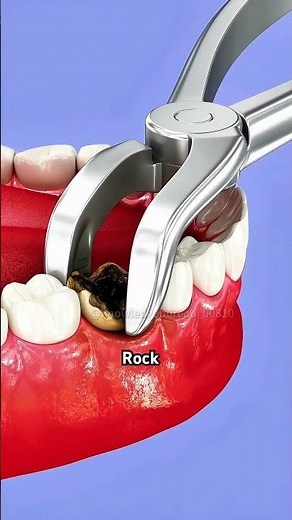 Removing a bad tooth | Tooth extraction procedure 3d animation #smiledesign #teeth #teeths