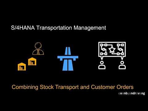 SAP S/4HANA Transportation Management - Combining Stock Transport and Customer Orders