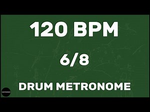6/8 | Drum Metronome Loop | 120 BPM