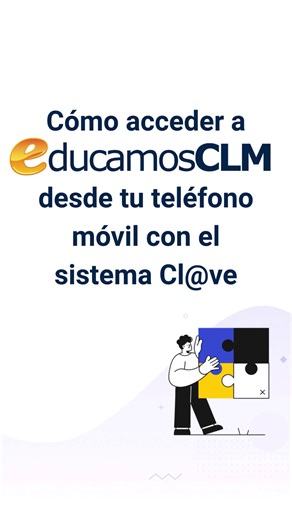 📺 Videotutorial sobre cómo acceder a #EducamosCLM desde el teléfono móvil utilizando el sistema Cl@ve. ℹ️ Más información: https://educacion.castillalamancha.es/actualidad/todavia-no-usas-clve-para-acceder-educamosclm Junta de Comunidades de Castilla-La Mancha - Amador Pastor CLM - Centro Regional de Formación del Profesorado de Castilla-La Mancha | Educación Castilla-La Mancha