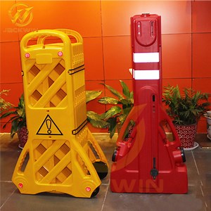 [Hot Item] Folding Road Safety Plastic Barrier Expandable Fence
