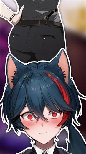I Put His Hand... WHERE ?! 😳 #vtuber #anime