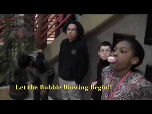 Marrs Magnet Bubble Gum Bubble Blowing Contest Winners