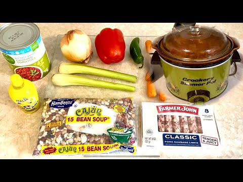 How To Cook 15 Bean Soup In A Crockpot
