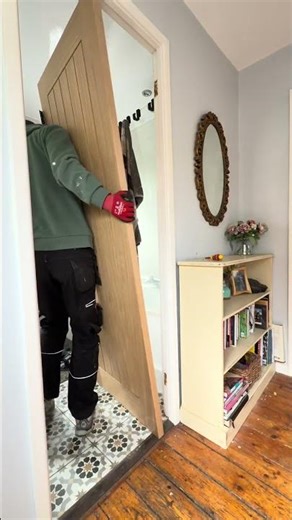 Handyman fitting 9 doors in a day!