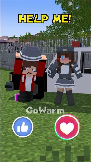 JJ And JJ Sister Police Bumblebee Dance - Minecraft Animation