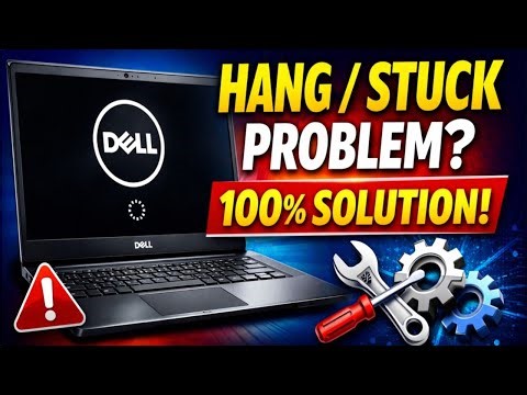 Dell Laptop Stuck on Starting Screen,Dell Laptop Hanging Issue Solve,Dell Laptop Boot Loop