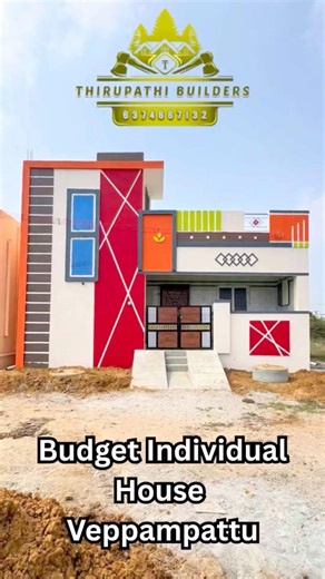 Budget Individual House for sale in Veppampattu 6374667132 #thirupathibuilder #shorts