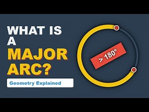 What is a Major Arc? Geometry Basics Explained - Angles & Circles