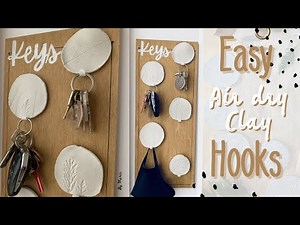DIY easy air dry clay projects for home decor