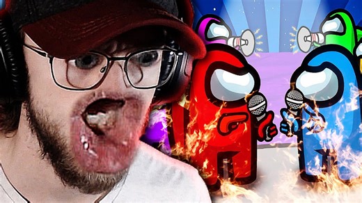 Reacting to Among Us rap battle by NerdOut!