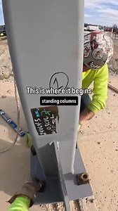 1.3K views · 774 reactions | steel structure support column installation process #technology #handmdecrafts #welding #konstruksi #Steelstructure | Dhoni Yusuf | Facebook