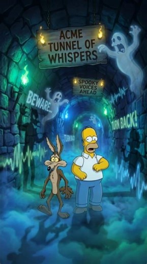 Homer & Wile E. Coyote: Tunnel of Whispers 👻🔊