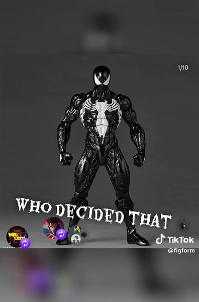 Revoltech Spiderman Symbiote Action Figure Review