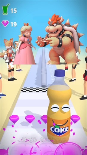 Peach Lost Her Crown… And Bowser Found It First 😱👑#Dora #Peach #Bowser #Tails #CartoonShorts #shorts