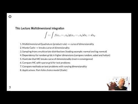 Multi-dimensional Integration: Monte Carlo and Quadrature Methods