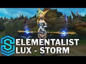 Elementalist Lux (Storm Form) Skin Spotlight - League of Legends