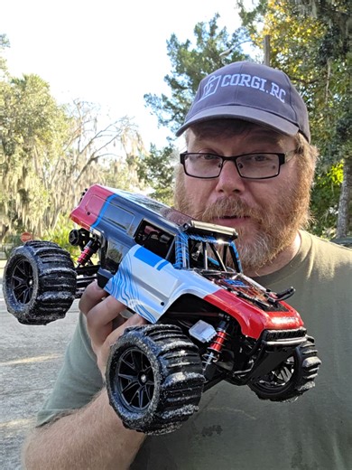 This is literally my new favorite basher! This thing is an absolute blast! It's brushless, 4wd, hobby grade and 3s capable. If you're looking for a tough, fast brushless RC truck, check this one out! #rctruck #rccar #rcbashing #brushlessrc #rc