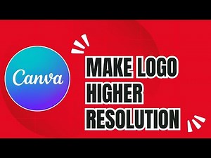 How to Make a Canva Logo HIGH Resolution