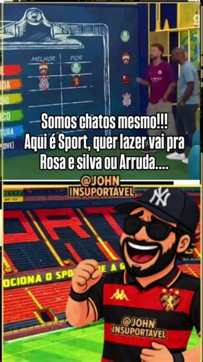Somos INSUPORTÁVEIS mesmo!!! Se não aguentar, corra!!! Por isso correu pro Retrô. #sportrecife