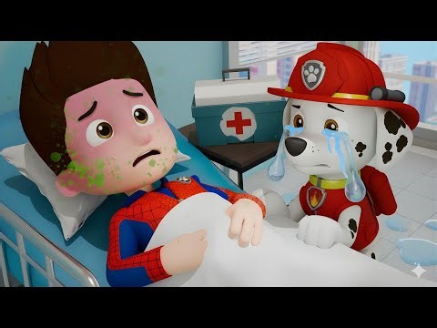 Why RYDER Is Sick? What Happened! MARSHALL Please Help!!! | Paw Patrol Ultimate Rescue