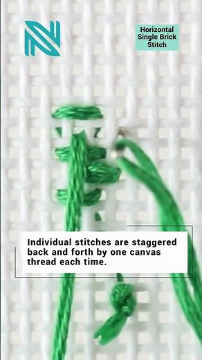 Horizontal Brick Stitch
