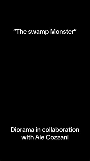 The swamp monster, a 1/35 Vietnam diorama, create in collaboration with Alessandro Cozzani | Antelmi Models