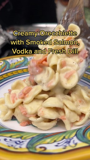 Delicious Creamy Orecchiette with Smoked Salmon Recipe