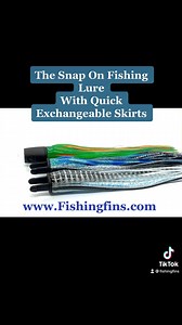 3 comments | The Snap ON Fishing Lure !! Exchange your color skirts in Seconds! Get 25% off for any 2nd connector skirt. www.snaponlures.com | Fishingfins | Facebook