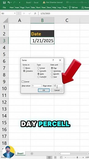 Stop Entering Dates Manually! Fill Dates Instantly in Excel! 📅🔥