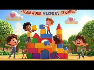 Teamwork Makes Us Strong! | Fun Kids Sing-Along Song About Working Together
