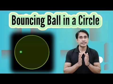 Bouncing Ball in a Circle | Using Chart with VBA coding