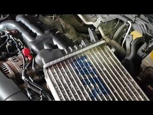 08-14 WRX intercooler removal & install