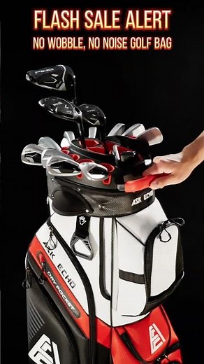 Still Using a Noisy Golf Bag？No Wonder You’re Distracted 😳 #golfbag