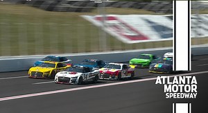 Three-wide action highlights Cup Series practice at Atlanta
