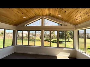 BEAUTIFUL SUNROOM BUILD!