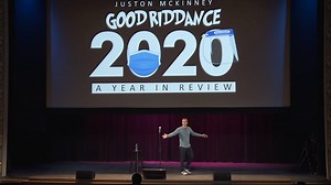 EXTENDED RELEASE! Your last chance to see Juston McKinney's "Good Riddance 2020!" comedy special through Monday Jan 11th! Purchase now for $14.70 and you'll have unlimited viewing through January 11th! Your last chance to see it virtually on any device with a web browser or smart TV before it is gone forever! Click on link to purchase: https://onlocationlive.com/product/good-riddance-2020-a-year-in-review | Juston McKinney Comedy
