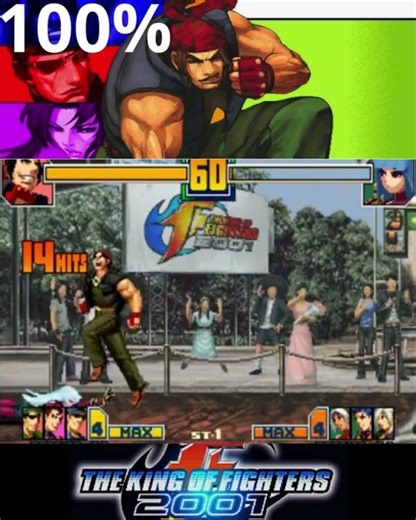 KOF 2001 RALF COMBO 100%