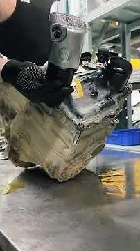 Volkswagen DQ200 dry dual-clutch transmission disassembly and repair. #car #gearbox