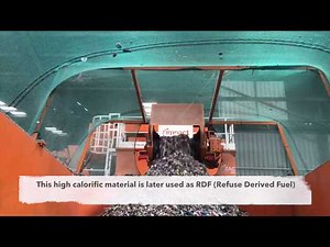 Glass and RDF Material Recovery from the Waste Stream